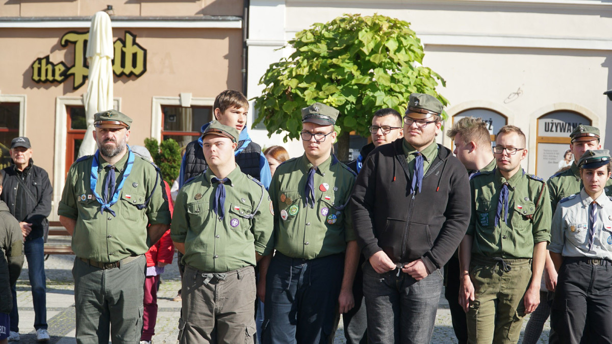 Uroczystość na bolesławieckim rynku