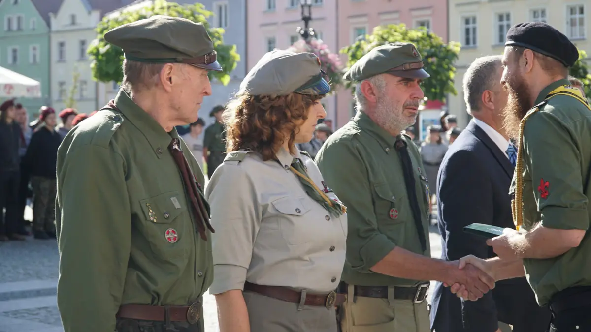 Ceremony in Bolesławiec Market Square