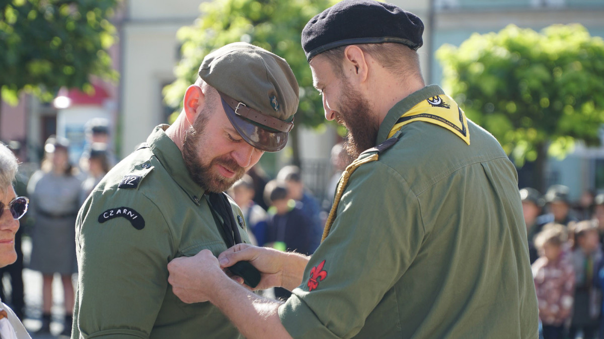 Uroczystość na bolesławieckim rynku
