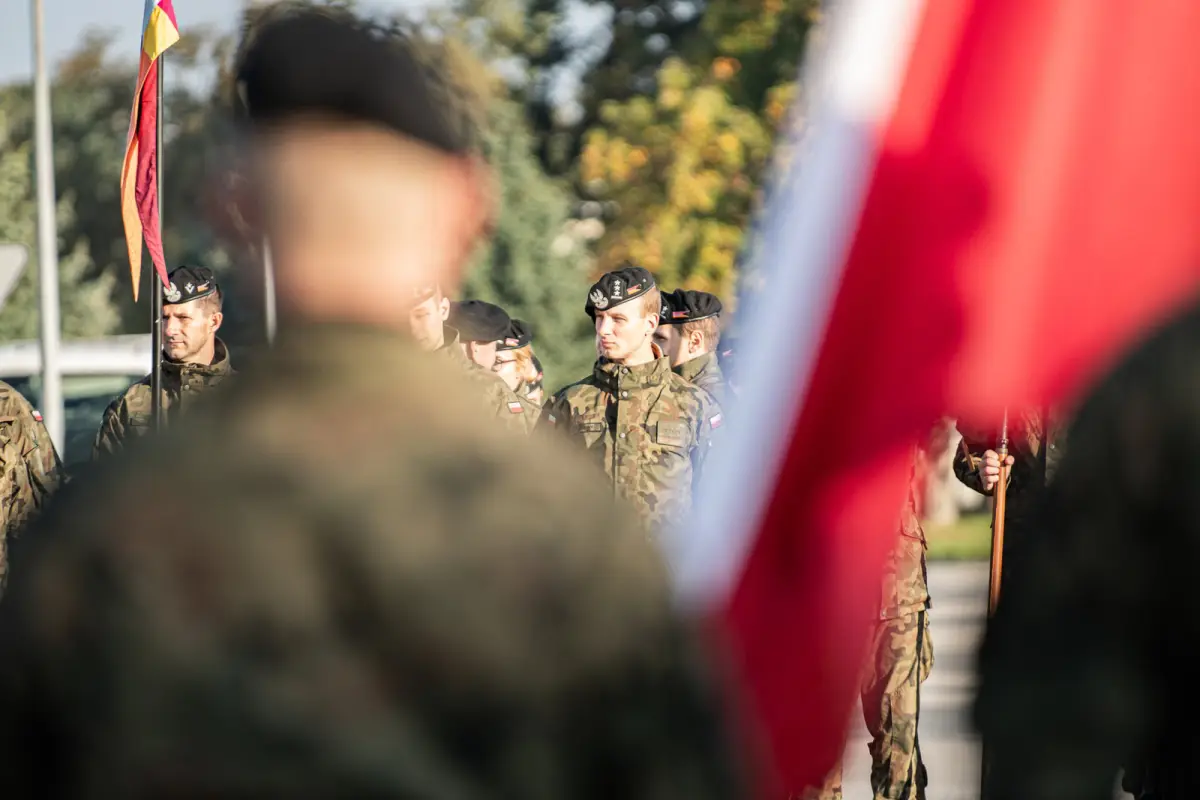 Ceremony at the 10th Armored Cavalry Brigade in Świętoszów