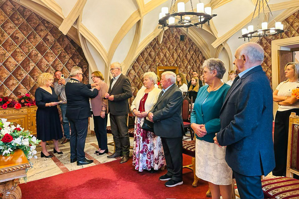 Bolesławieckie pary świętujące złote gody