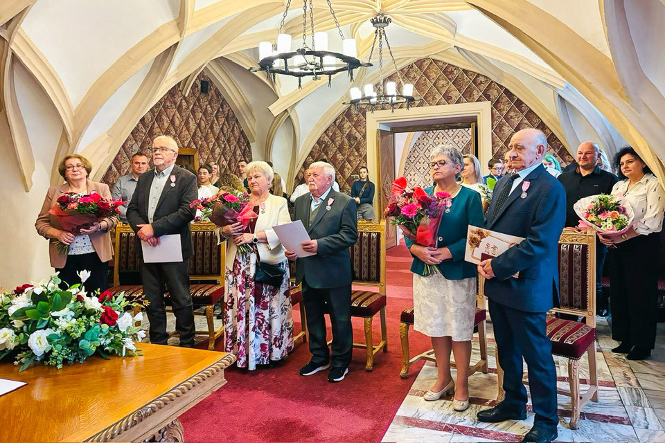 Bolesławieckie pary świętujące złote gody
