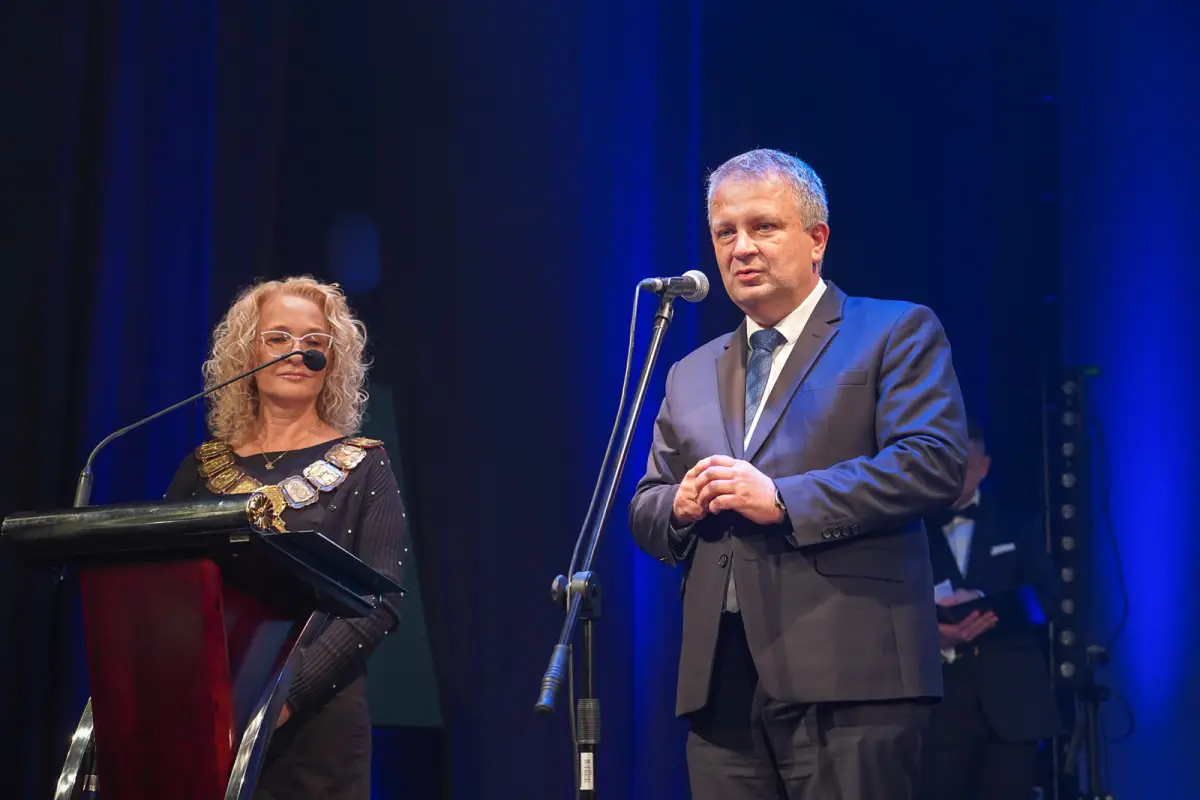 Uroczystość w Teatrze Starym w Bolesławcu