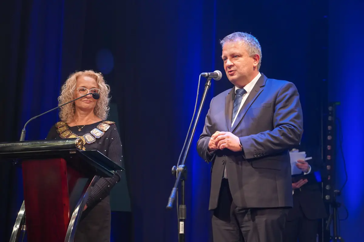 Uroczystość w Teatrze Starym w Bolesławcu