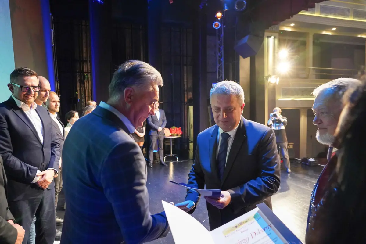 Uroczystość w Teatrze Starym w Bolesławcu