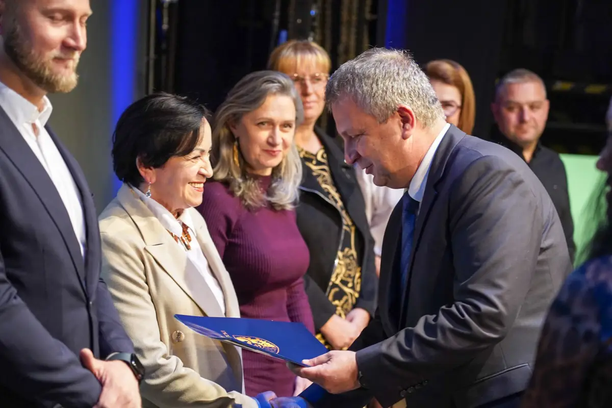 Uroczystość w Teatrze Starym w Bolesławcu