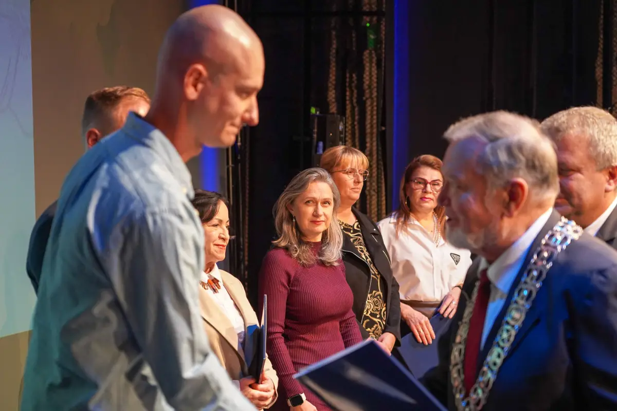 Uroczystość w Teatrze Starym w Bolesławcu