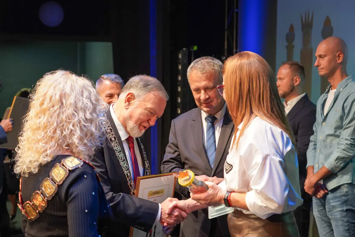 Uroczystość w Teatrze Starym w Bolesławcu