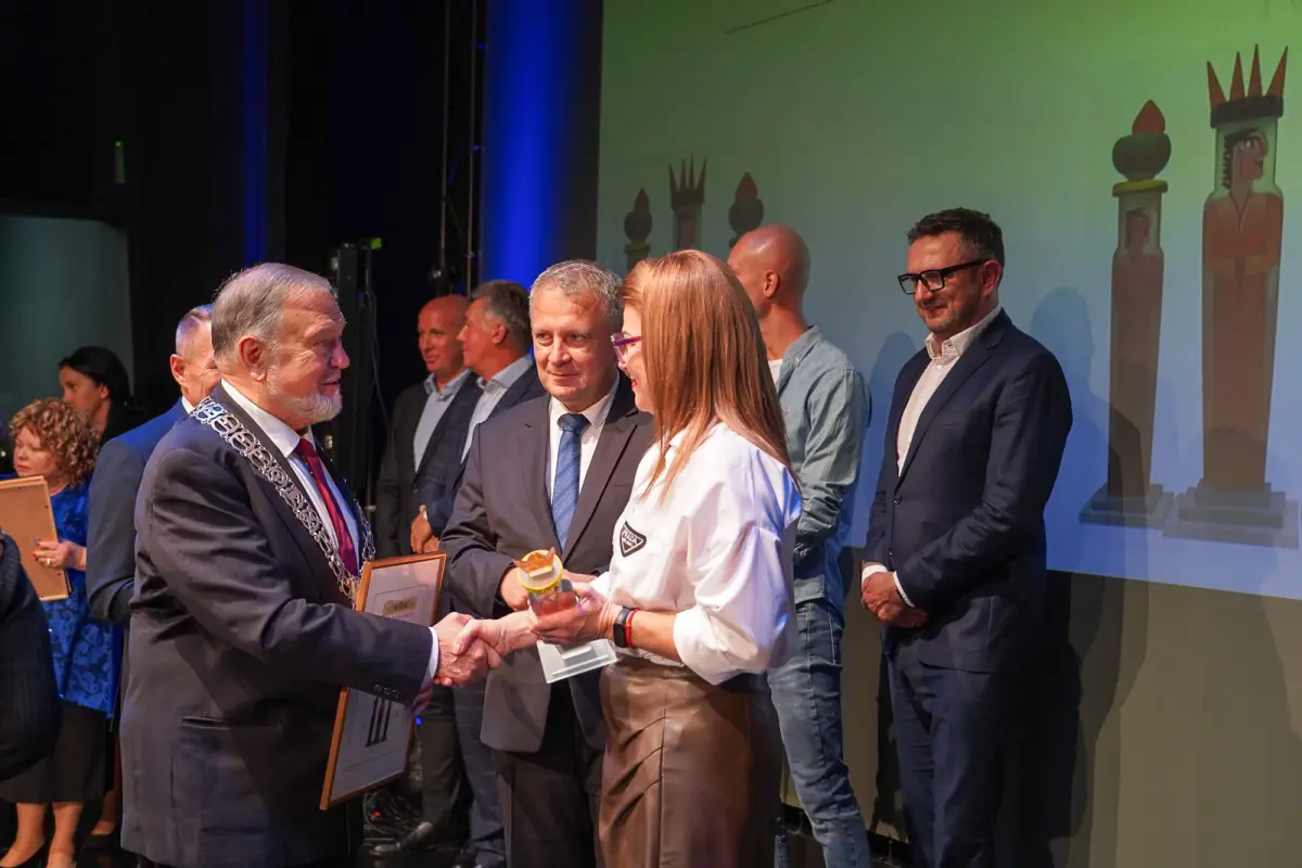 Uroczystość w Teatrze Starym w Bolesławcu