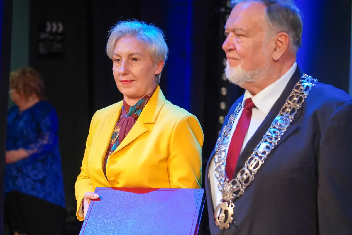 Uroczystość w Teatrze Starym w Bolesławcu