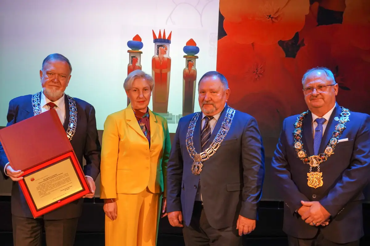 Uroczystość w Teatrze Starym w Bolesławcu