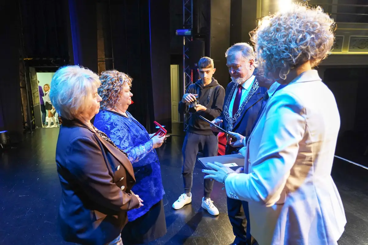 Uroczystość w Teatrze Starym w Bolesławcu