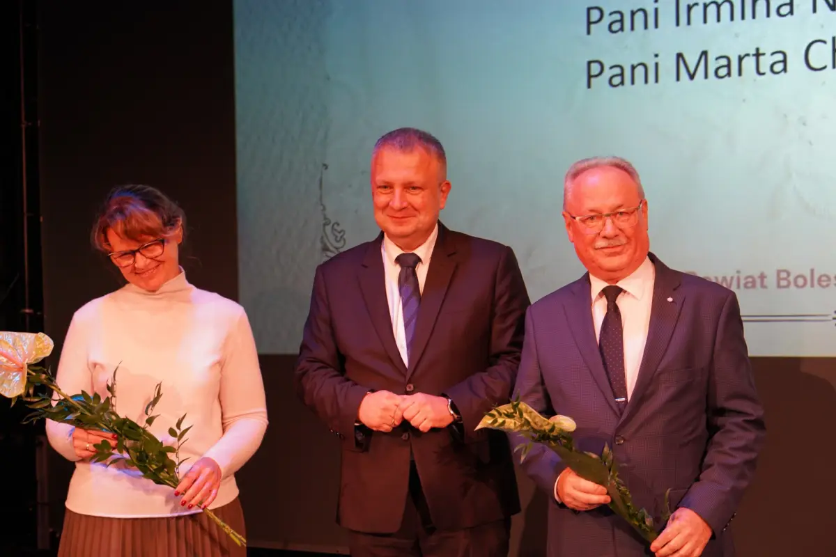 Uroczystość w Teatrze Starym w Bolesławcu