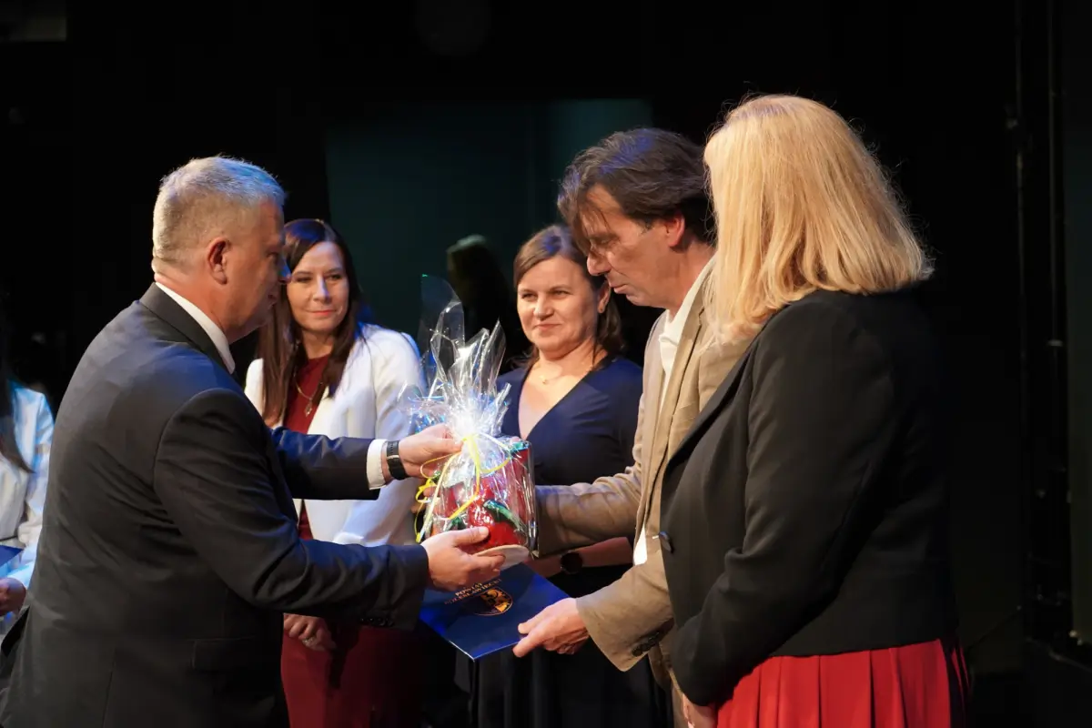 Uroczystość w Teatrze Starym w Bolesławcu