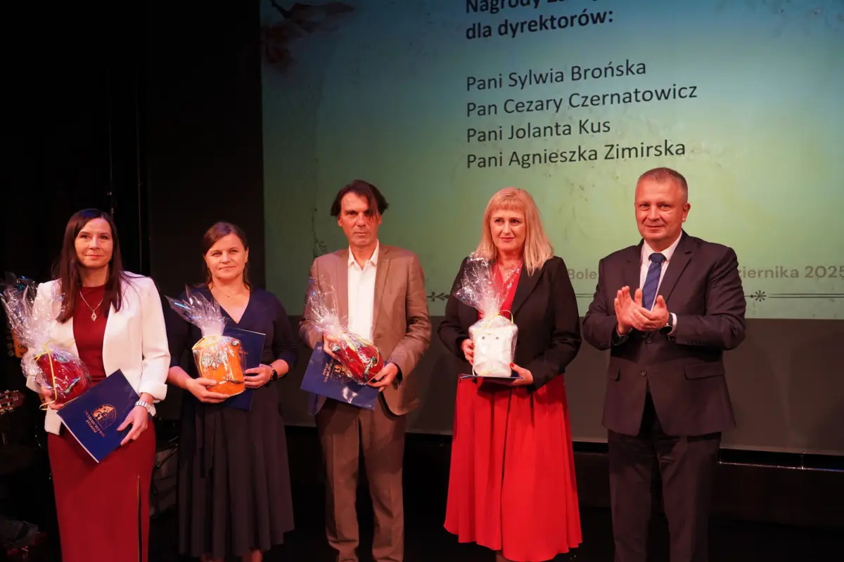 Uroczystość w Teatrze Starym w Bolesławcu