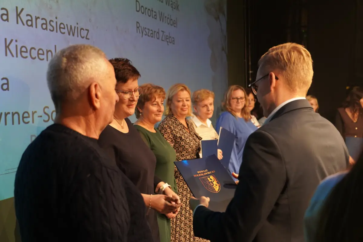 Uroczystość w Teatrze Starym w Bolesławcu