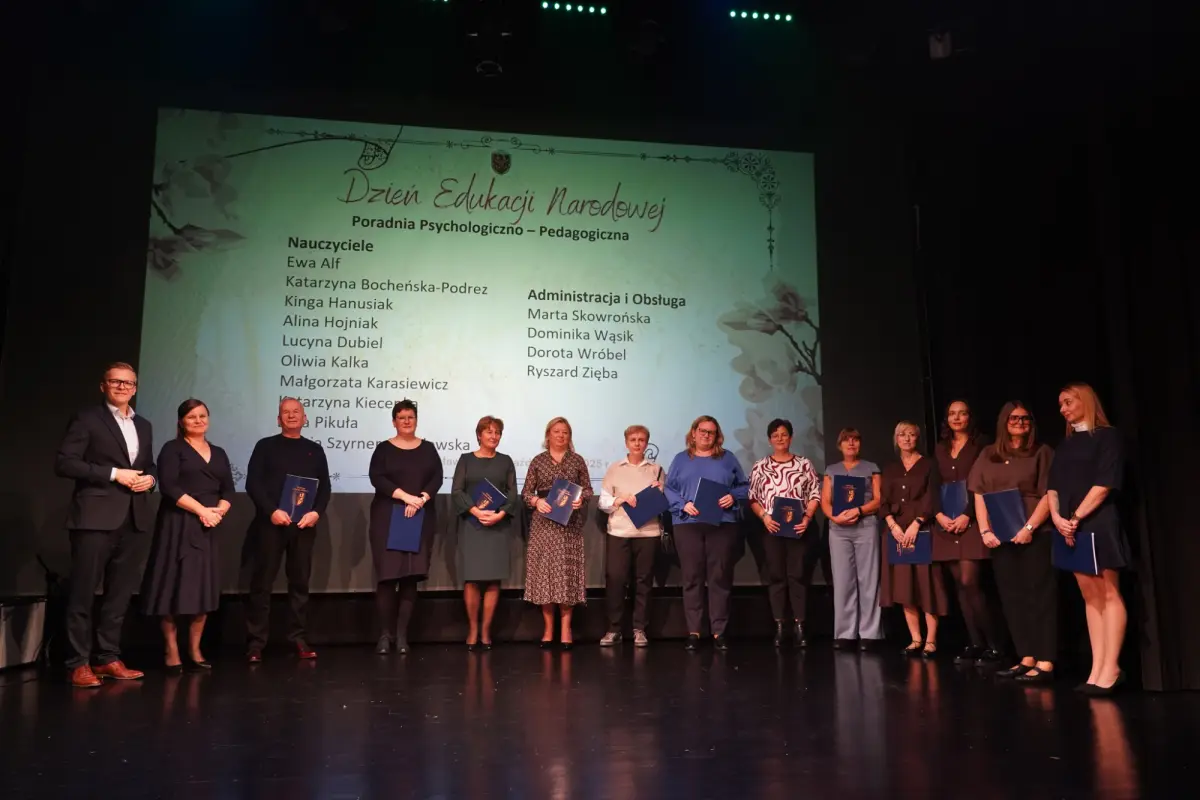 Uroczystość w Teatrze Starym w Bolesławcu