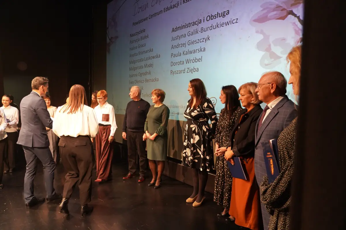Uroczystość w Teatrze Starym w Bolesławcu
