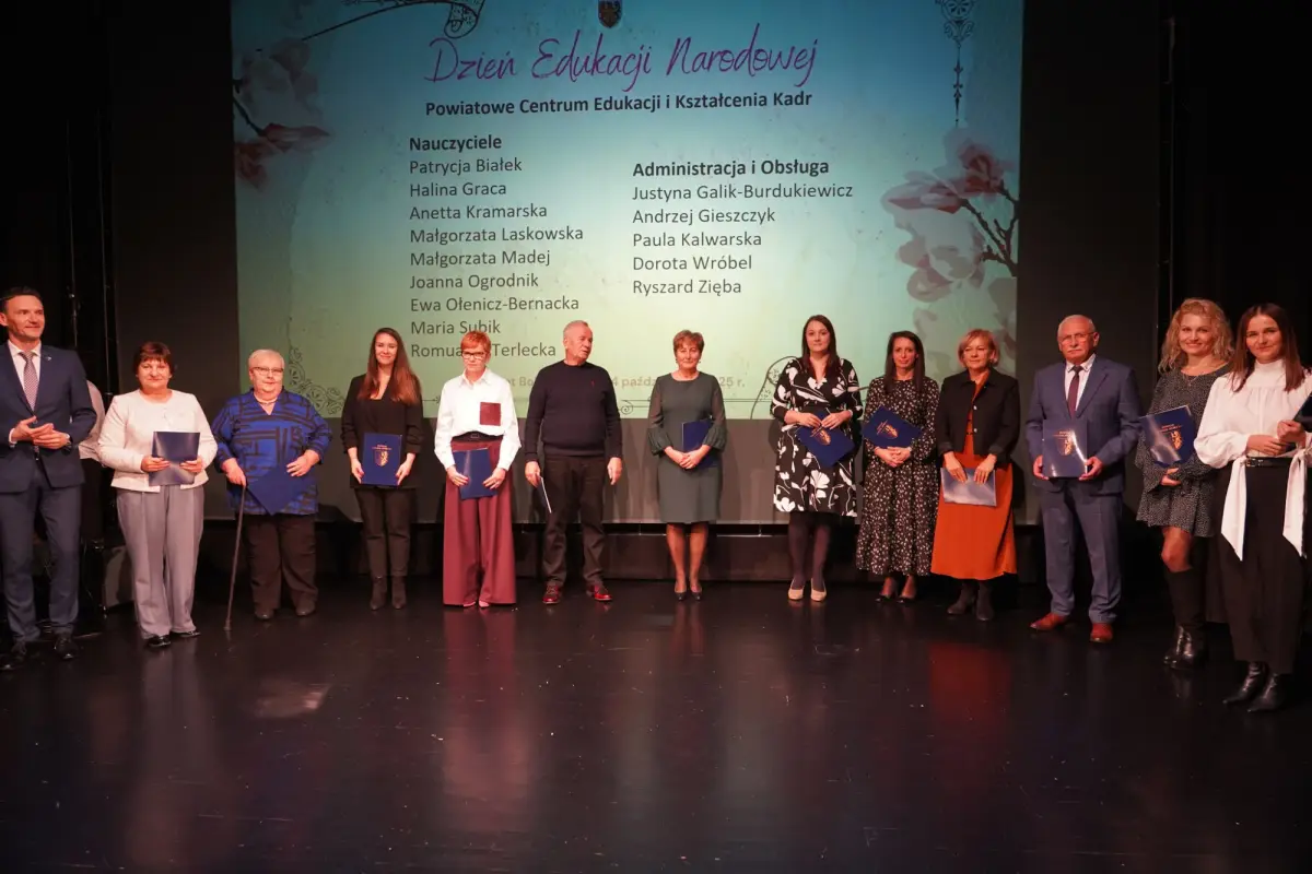 Uroczystość w Teatrze Starym w Bolesławcu