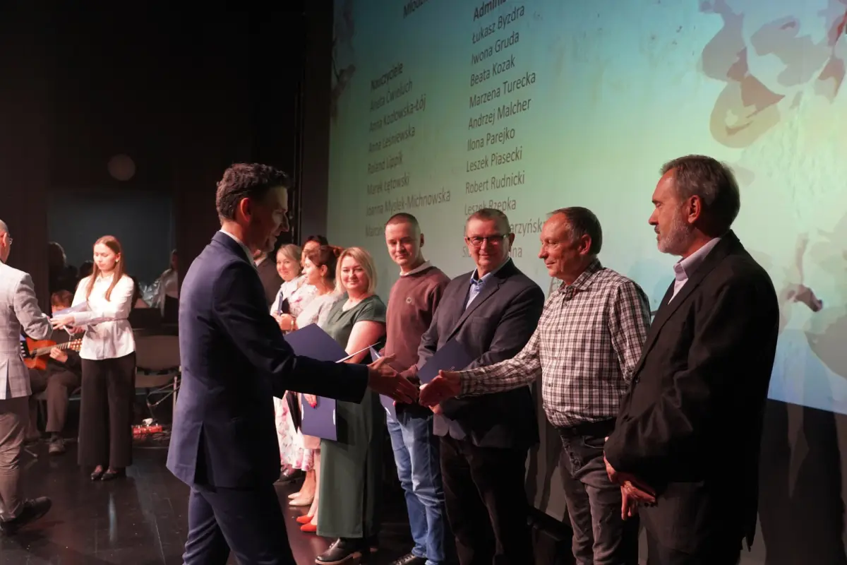 Uroczystość w Teatrze Starym w Bolesławcu