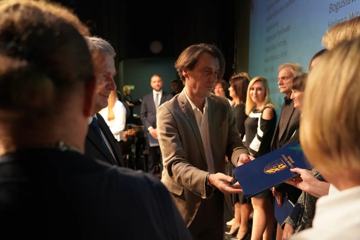 Uroczystość w Teatrze Starym w Bolesławcu