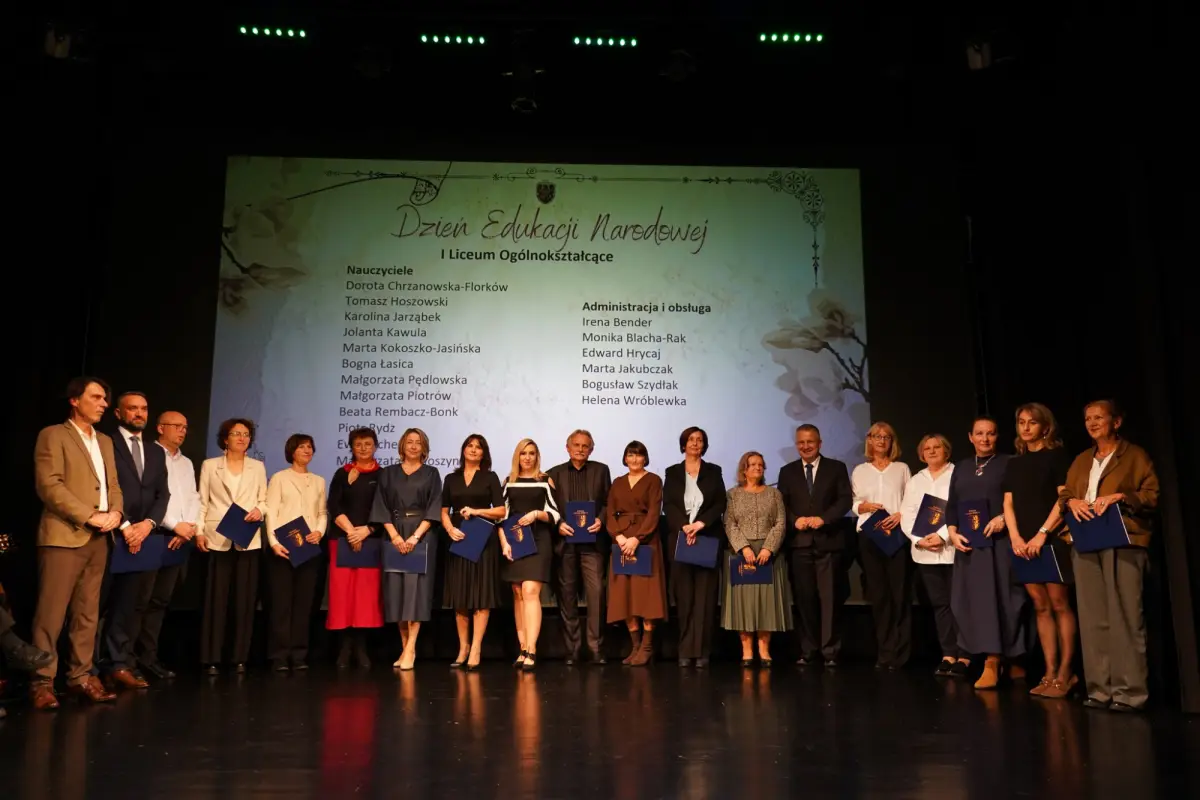 Uroczystość w Teatrze Starym w Bolesławcu
