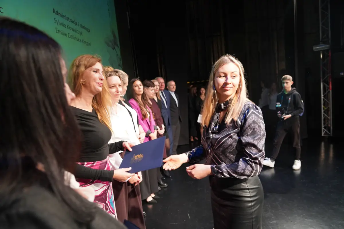 Uroczystość w Teatrze Starym w Bolesławcu