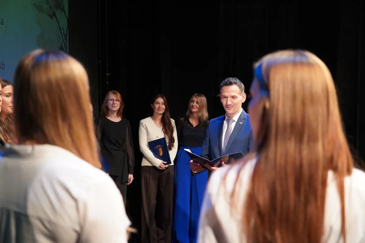 Uroczystość w Teatrze Starym w Bolesławcu