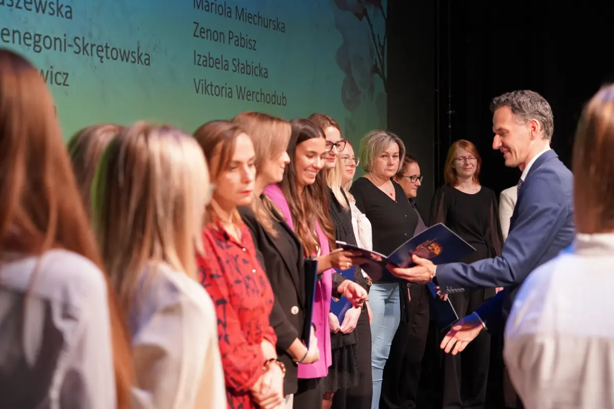 Uroczystość w Teatrze Starym w Bolesławcu