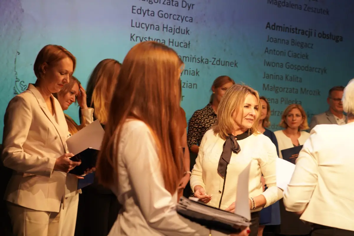 Uroczystość w Teatrze Starym w Bolesławcu