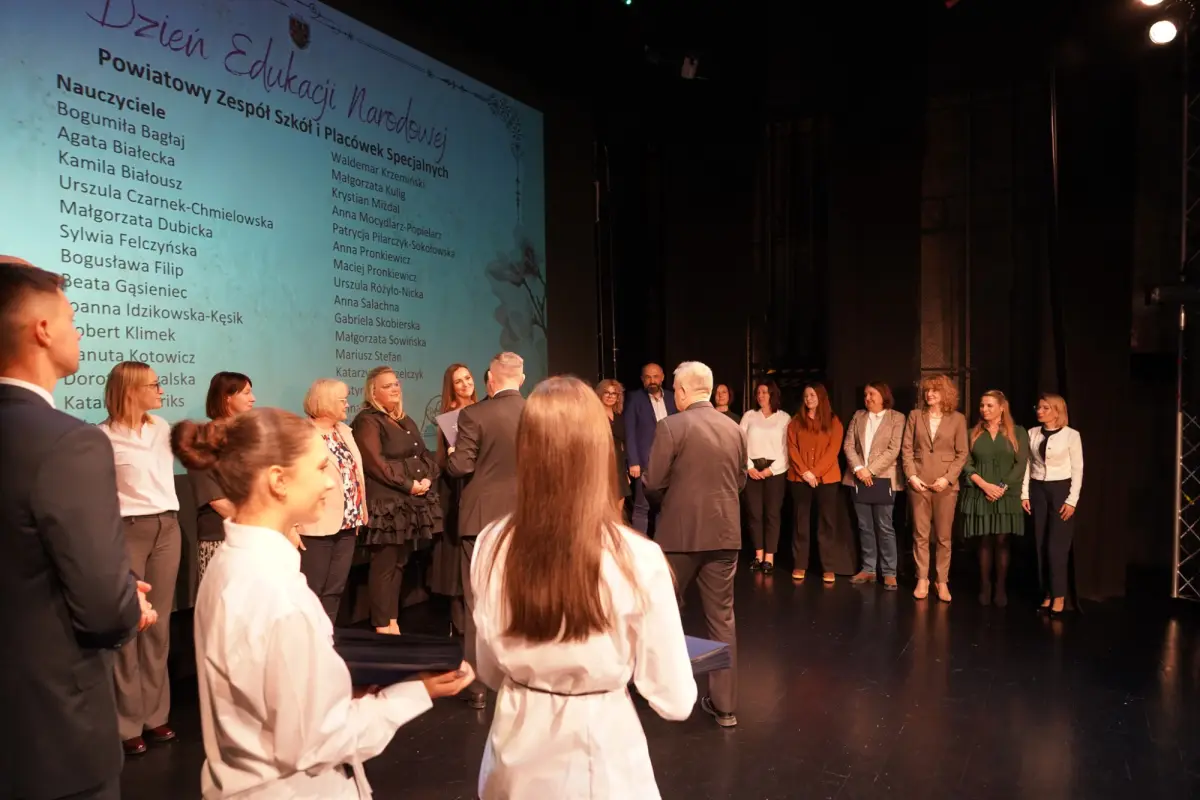 Uroczystość w Teatrze Starym w Bolesławcu