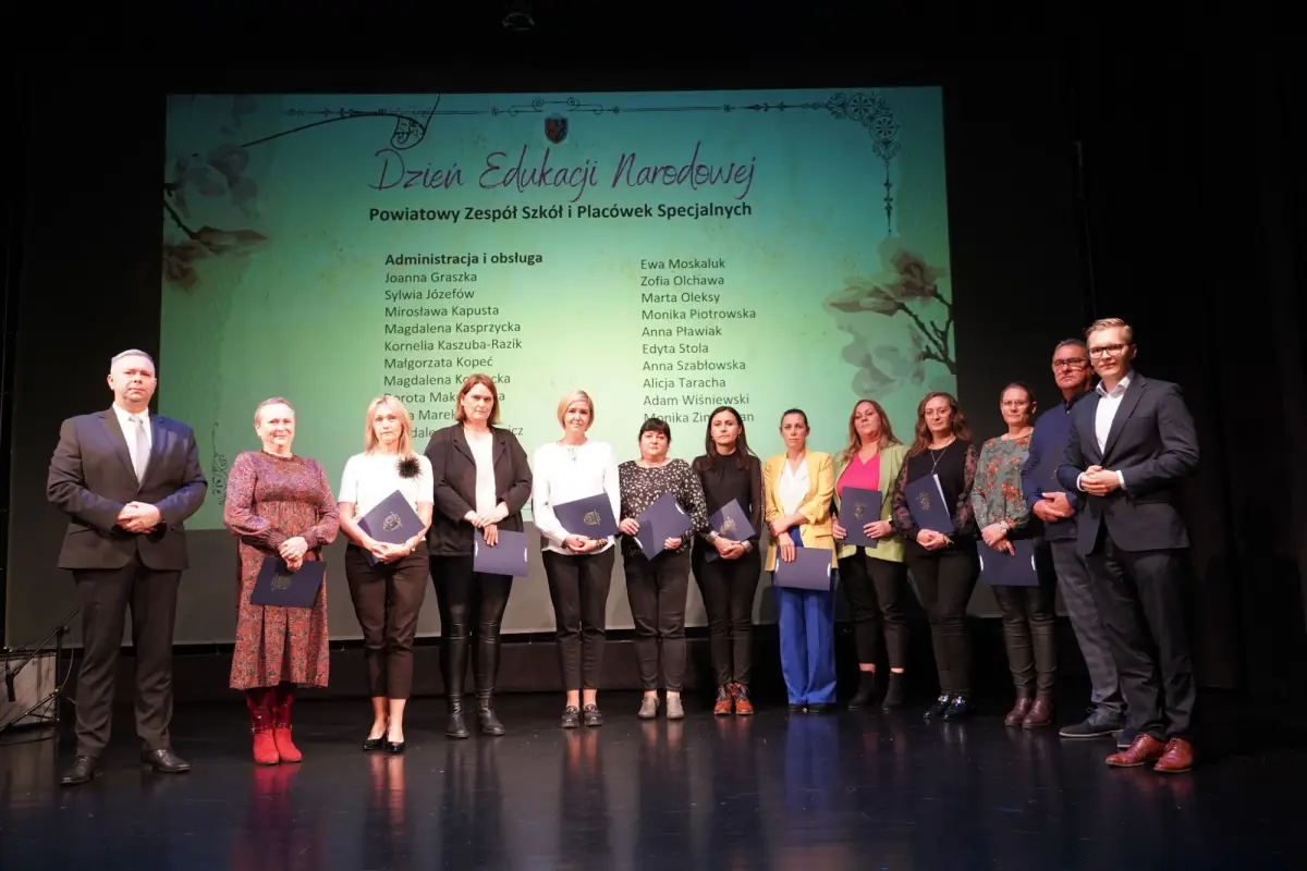 Uroczystość w Teatrze Starym w Bolesławcu
