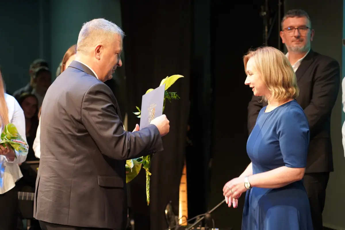 Uroczystość w Teatrze Starym w Bolesławcu