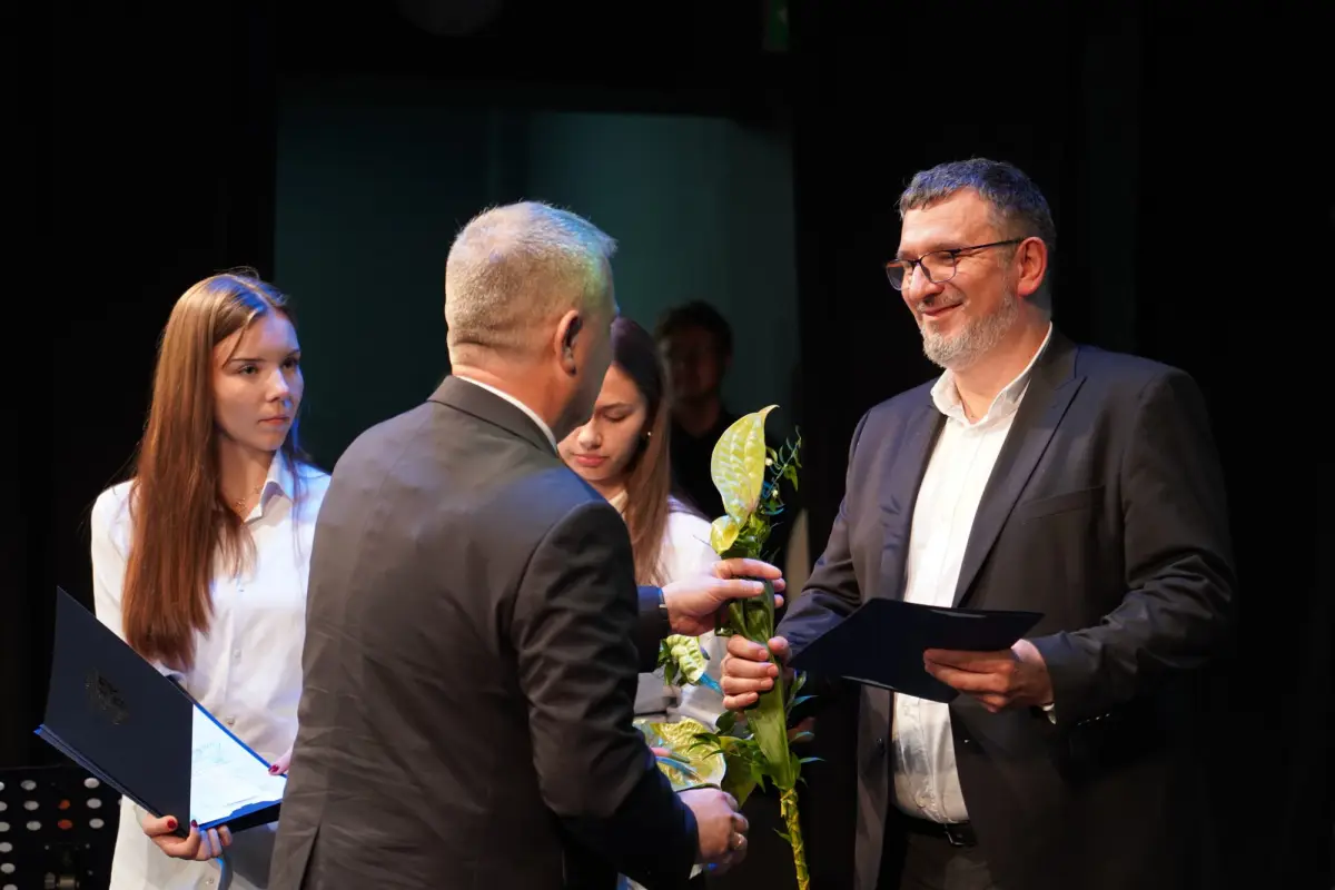 Uroczystość w Teatrze Starym w Bolesławcu