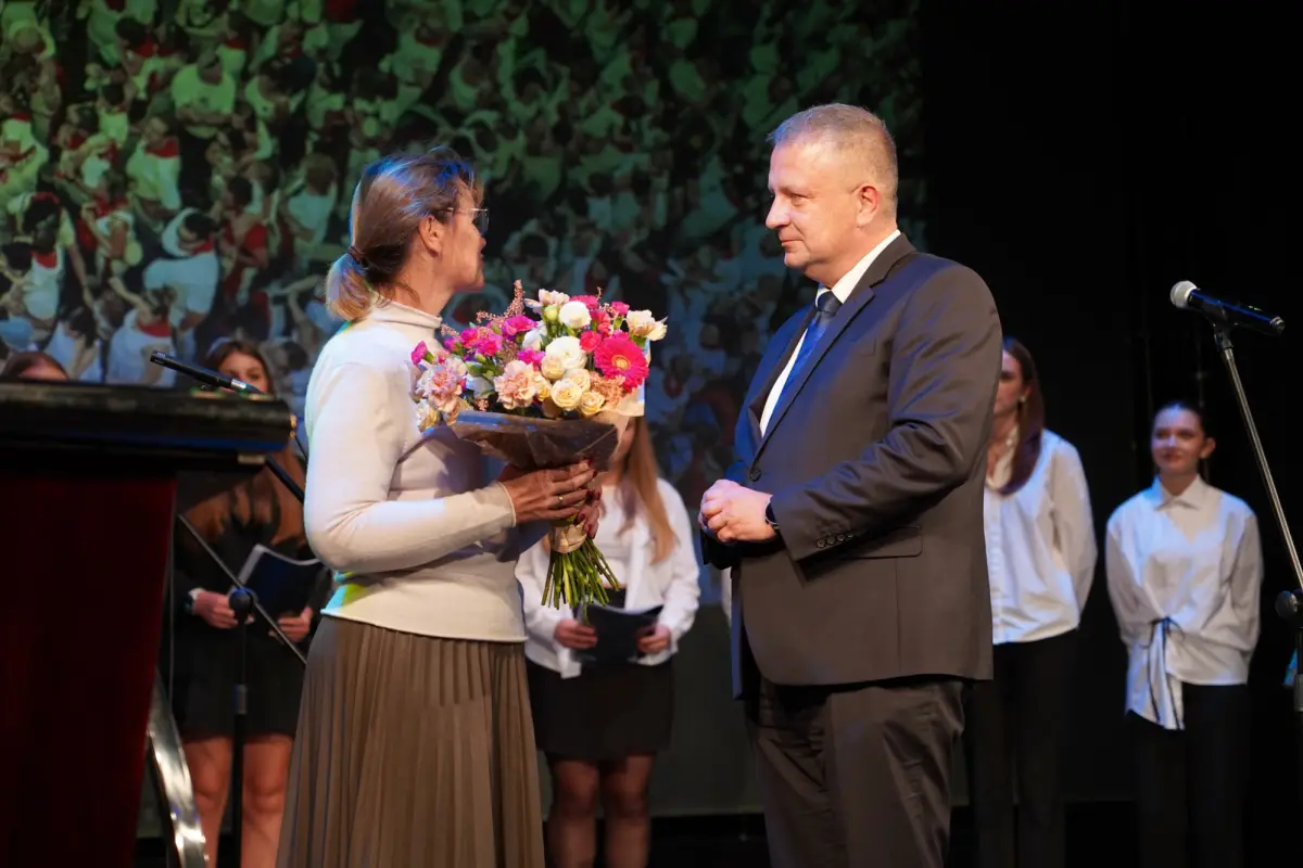 Uroczystość w Teatrze Starym w Bolesławcu