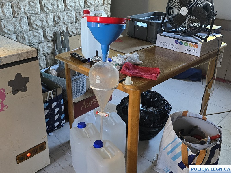 Fabryka metamfetaminy zlikwidowana