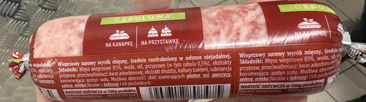 Produkt z ostrzeżenia