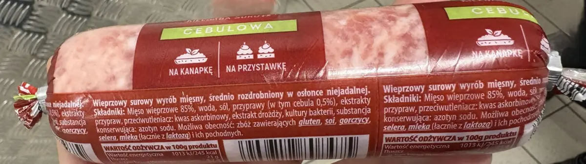 Produkt z ostrzeżenia