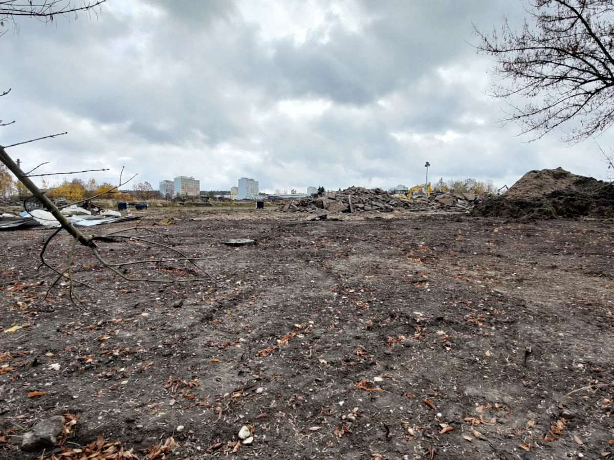 Prace ziemne przy ulicy Staroszkolnej