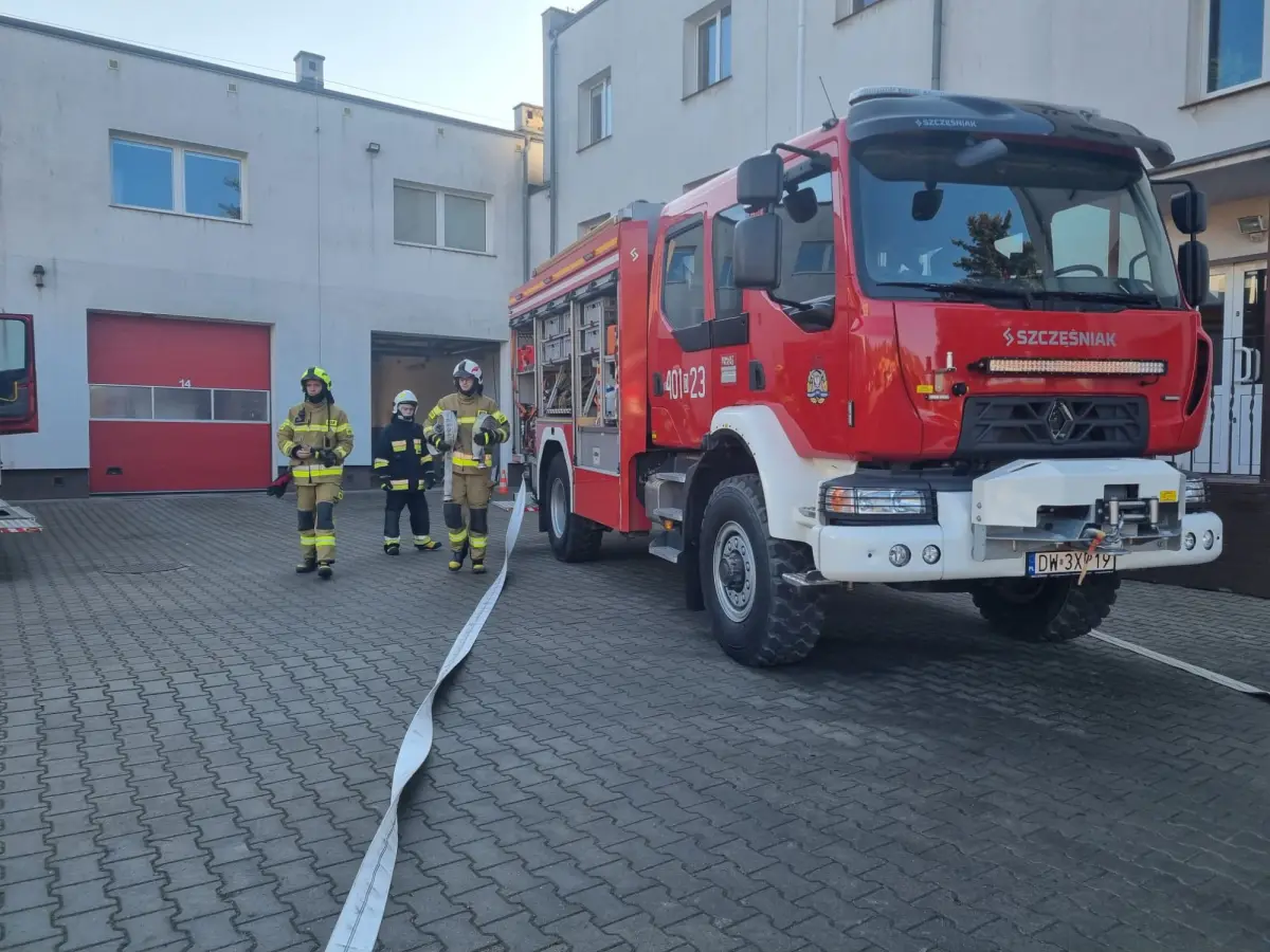 Strażackie szkolenie