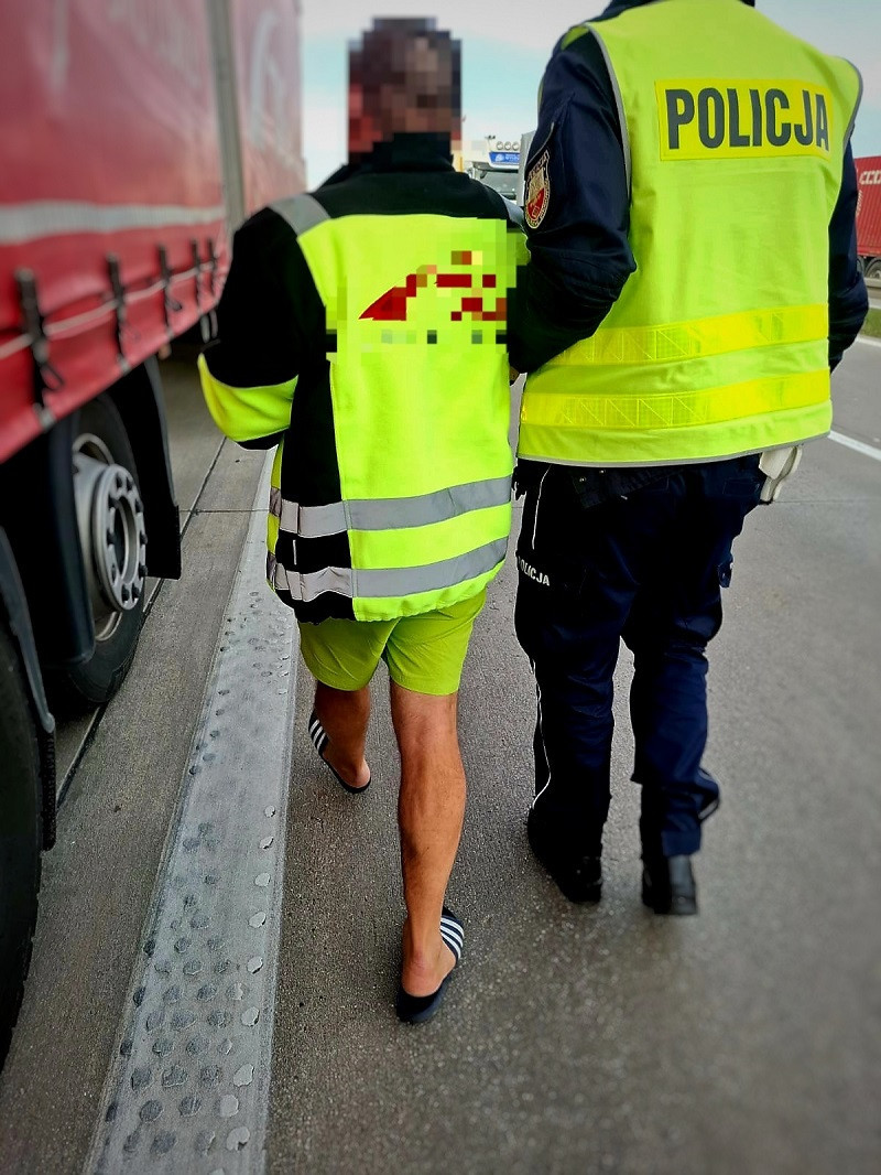 Policjant i kierowca