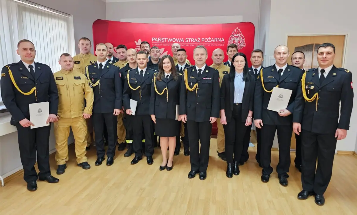 Uroczystość w KP PSP Bolesławiec