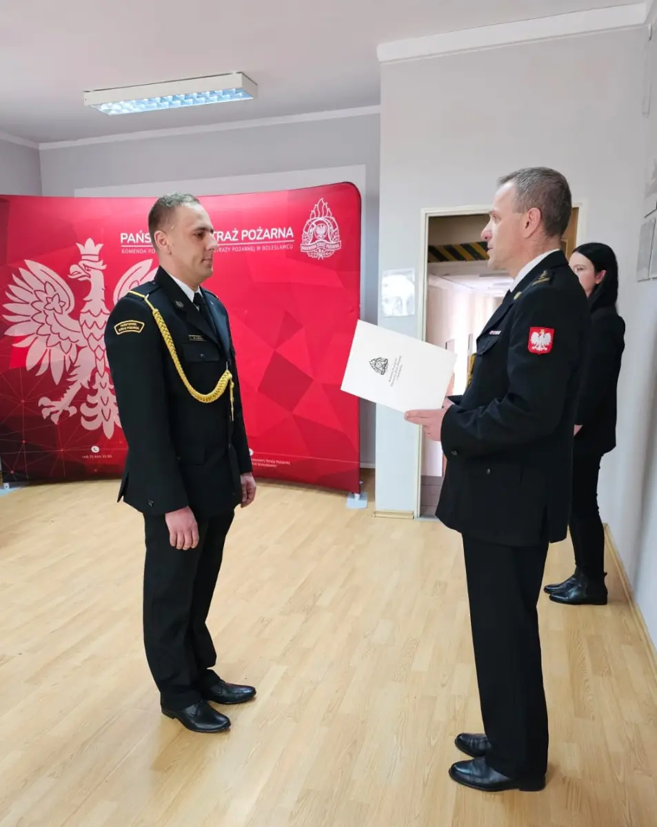 Uroczystość w KP PSP Bolesławiec