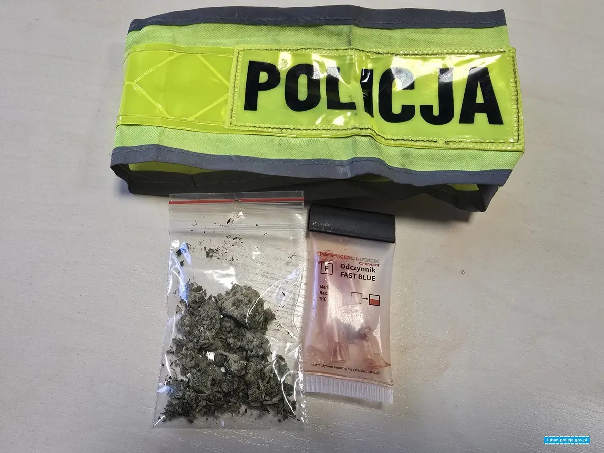 Podejrzany, łup i narkotyki