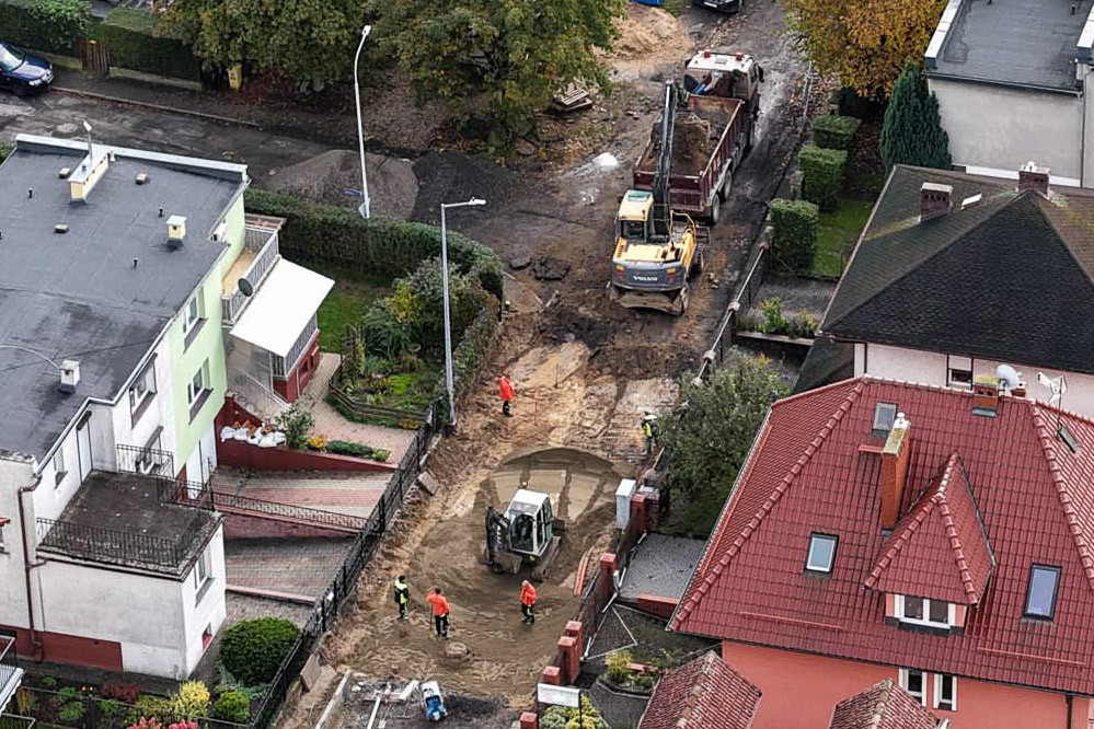 Przebudowa ulicy Konopnickiej listopad 2025