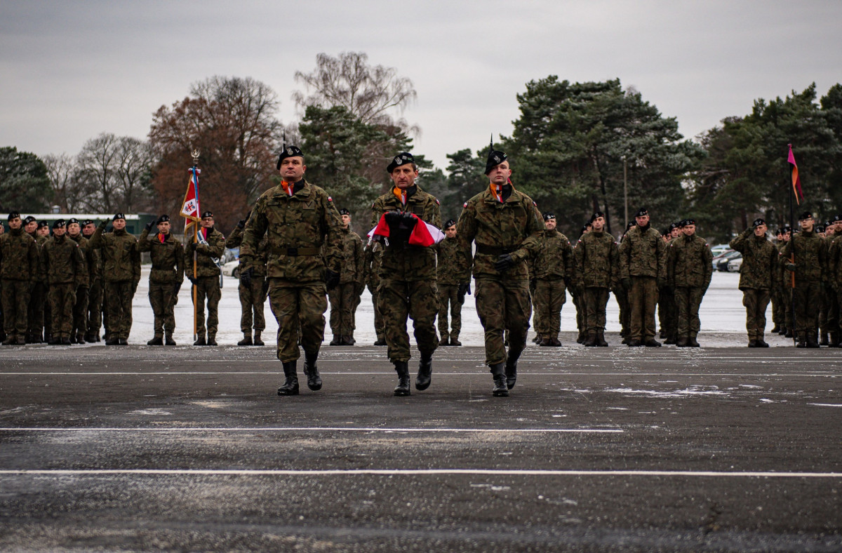 Uroczystość w 10 Brygadzie Kawalerii Pancernej w Świętoszowie