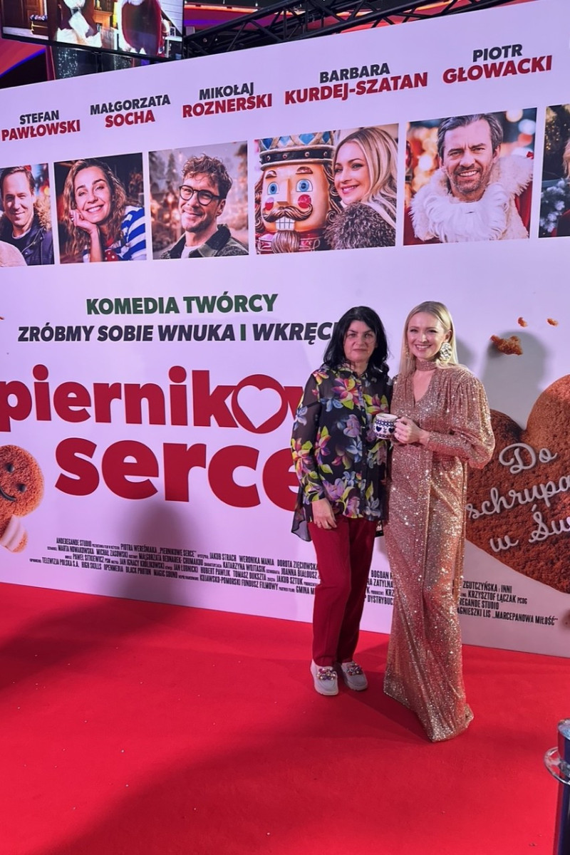 Zdjęcia z planu i z premiery „Piernikowego serca”