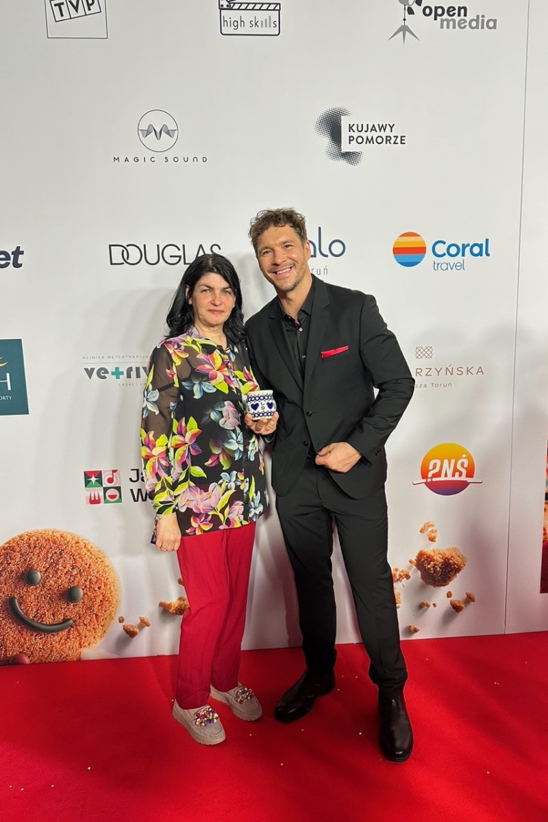 Zdjęcia z planu i z premiery „Piernikowego serca”