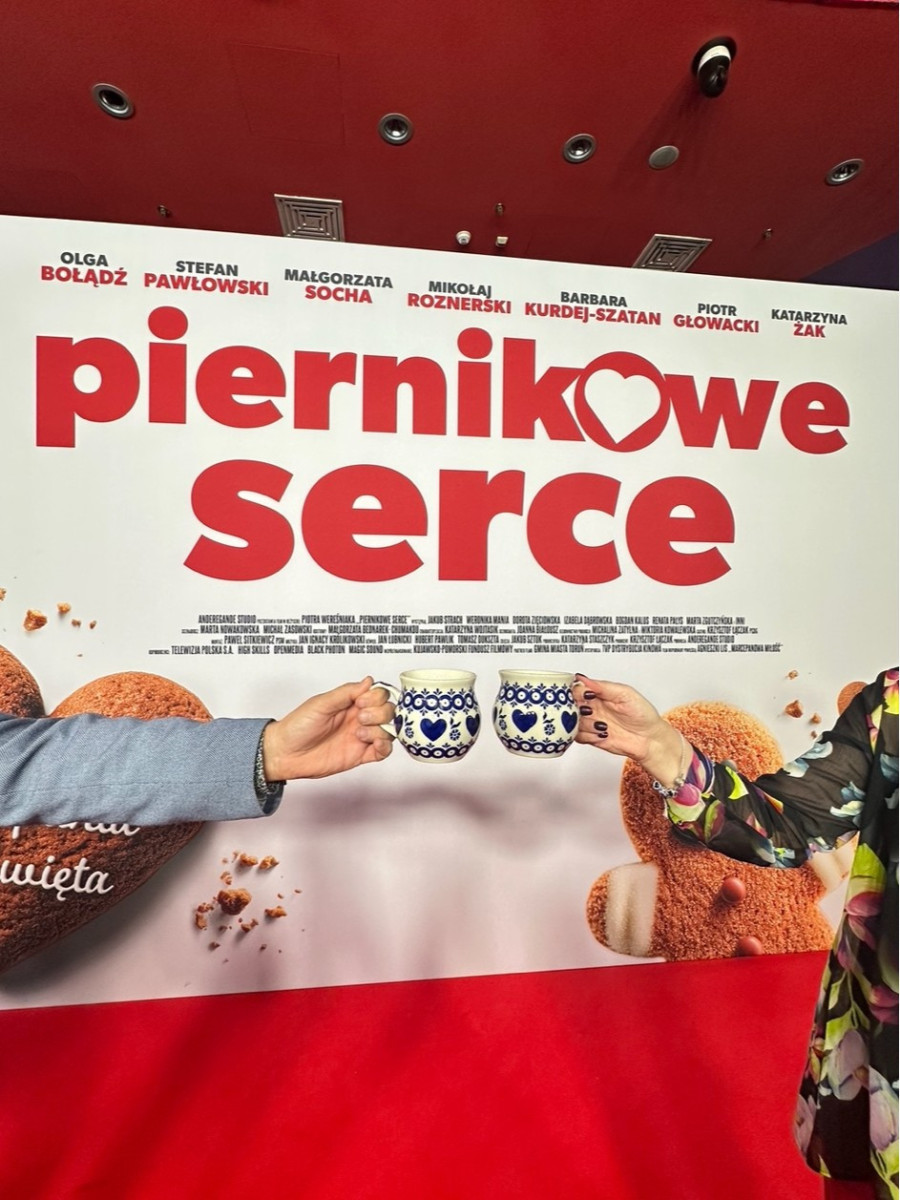 Zdjęcia z planu i z premiery „Piernikowego serca”