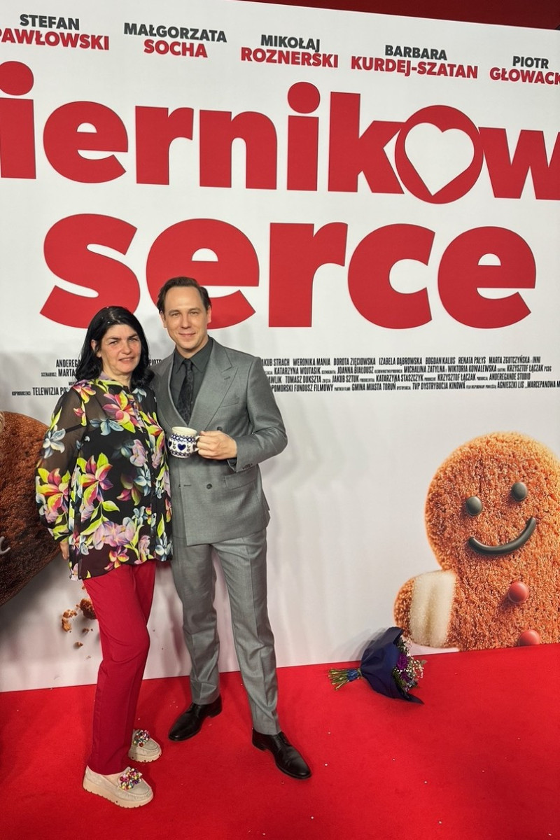 Zdjęcia z planu i z premiery „Piernikowego serca”